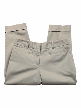 Ingredients Leg Cuffed Cotton Capri Pants Size 6
